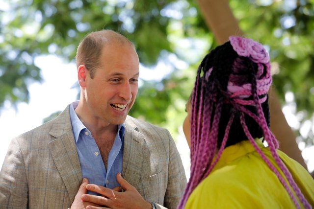 Принц Уильям и Нетта Барзилай | Фото: Фото: AFP