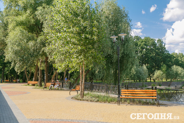 Парк "Наталка" – куточок, де ще не було реконструкції. Фото: Данило Павлов, "Сьогодні"