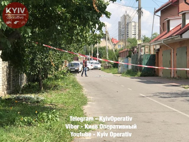 На Софиевской Борщаговке произошла стрельба. Фото: facebook.com/KyivOperativ