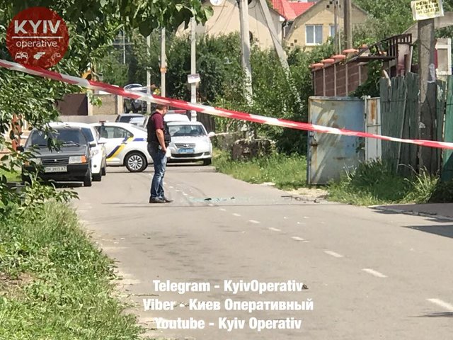 На Софіївській Борщагівці сталася стрілянина. Фото: facebook.com/KyivOperativ