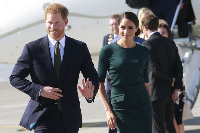 Принц Гарри и Меган Маркл прибыли в Ирландию | Фото: Фото: AFP