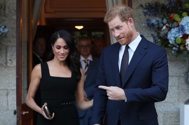 Принц Гарри и Меган Маркл прибыли в Ирландию | Фото: Фото: AFP