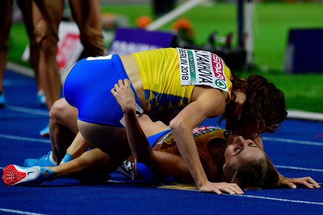 Наталья Прищепа и Ольга Ляховая стали призерками чемпионата Европы. Фото AFP