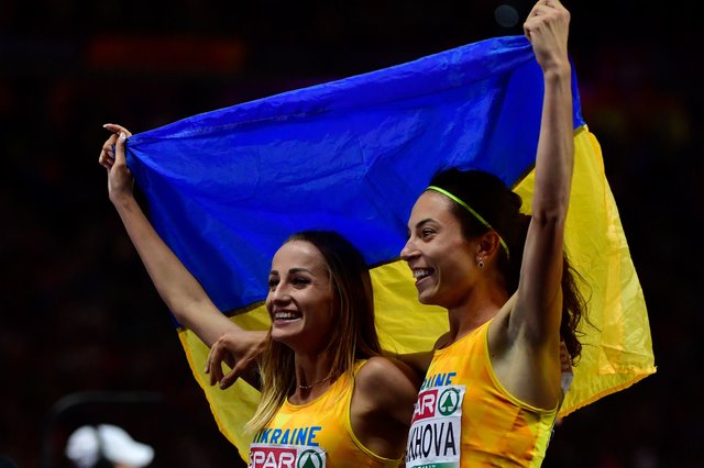 Наталья Прищепа и Ольга Ляховая стали призерками чемпионата Европы. Фото AFP