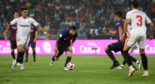 "Барселона" выиграла Суперкубок Испании. Фото AFP