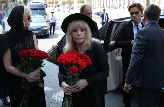 Алла Пугачова на похоронах Йосипа Кобзона | Фото: Фото: Getty