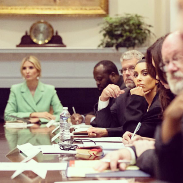 Кім Кардашьян відвідала Білий дім | Фото: Фото: instagram/ivankatrump