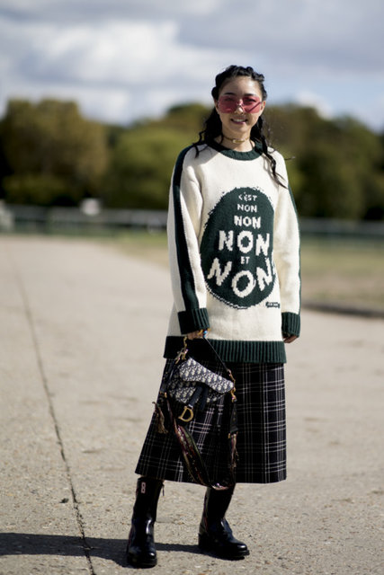 Streetstyle Тижня моди в Парижі | Фото: Фото: Vogue.ua