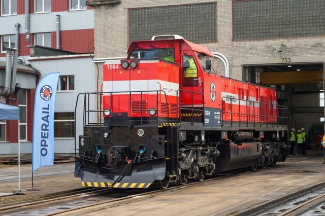 Локомотив C30-M, перестроенный в депо Тапа. Фото: Рене Кундла / ERR