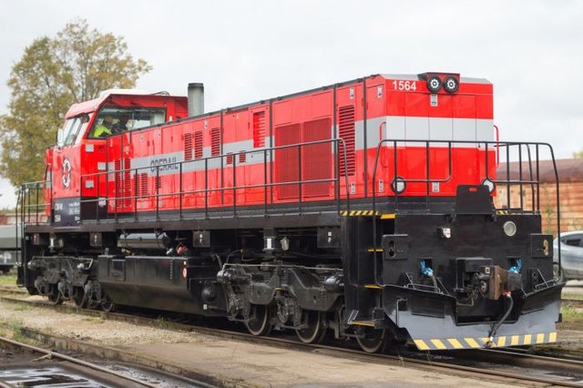 Локомотив C30-M, перестроенный в депо Тапа. Фото: Рене Кундла / ERR