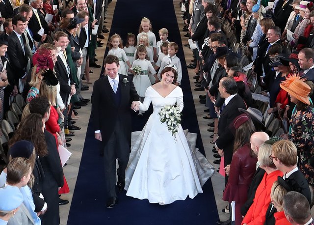 Свадьба принцессы Евгении и ее свадебный букет | Фото: Фото: AFP