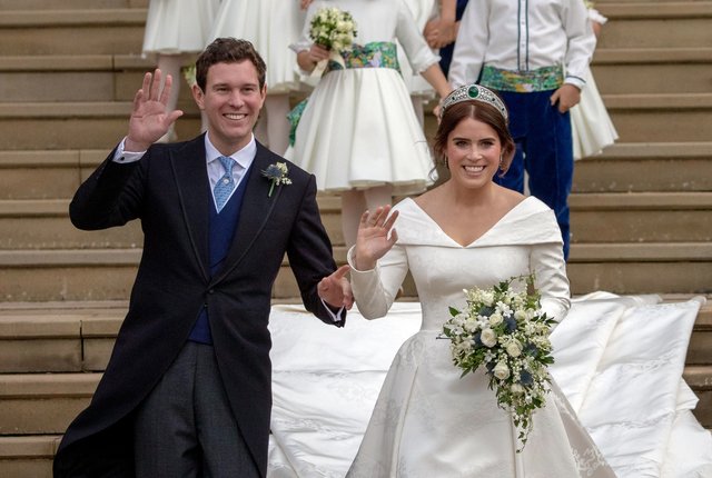 Свадьба принцессы Евгении и ее свадебный букет | Фото: Фото: AFP