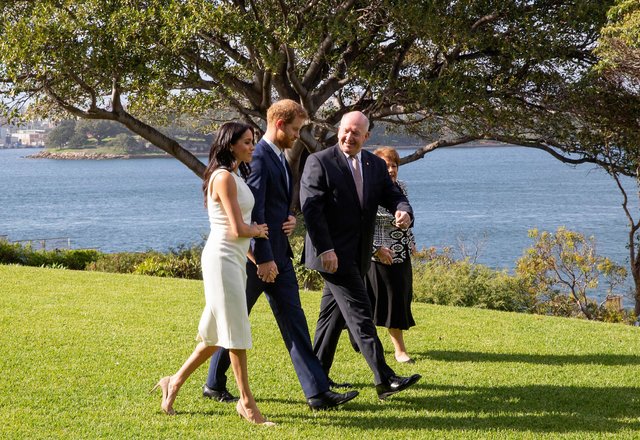 Меган Маркл и принц Гарри в Австралии | Фото: Фото: AFP