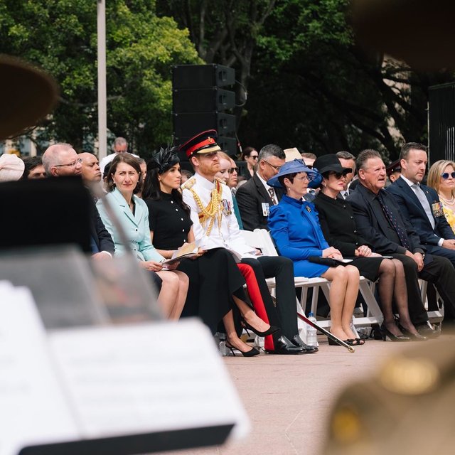 Меган Маркл и принц Гарри посетили мемориал АНЗАК в Сиднее | Фото: Фото: Instagram/kensingtonroyal