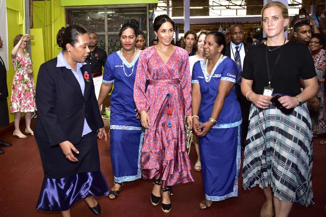 Герцогиня Сассекская на Фиджи | Фото: Фото: AFP