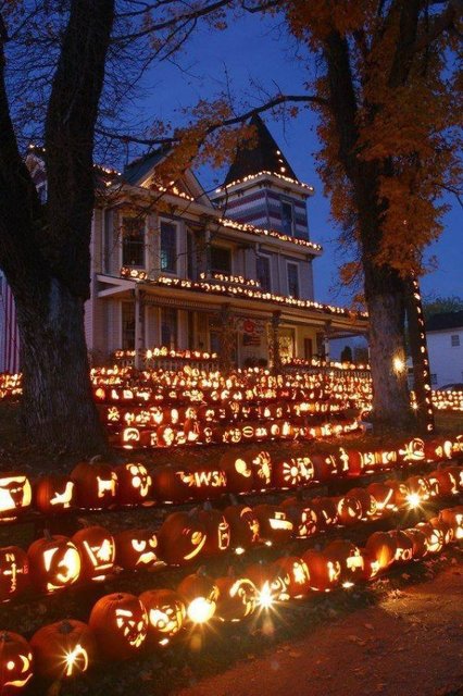  | Фото: Украшение дома на Хэллоуин. Фото: Bored Panda