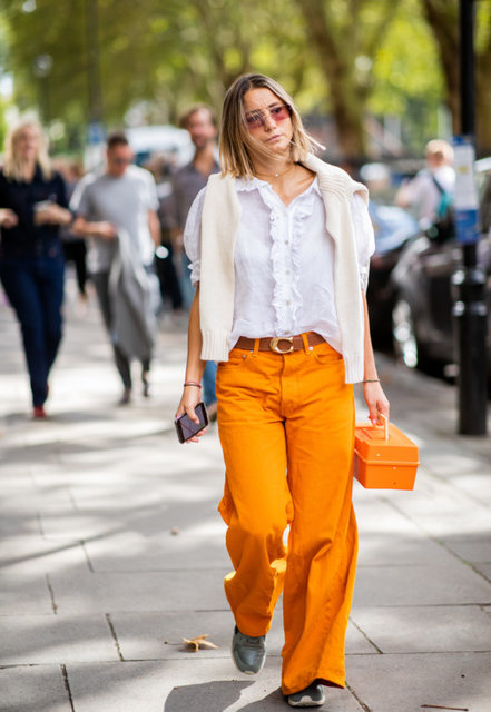 Як правильно носити помаранчевий колір. Фото: Getty
