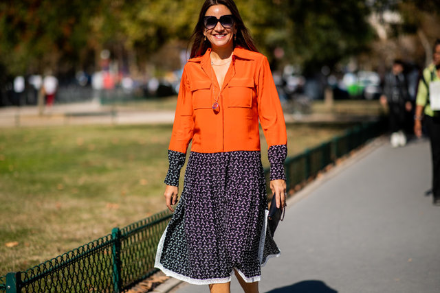 Как правильно носить оранжевый цвет. Фото: Getty