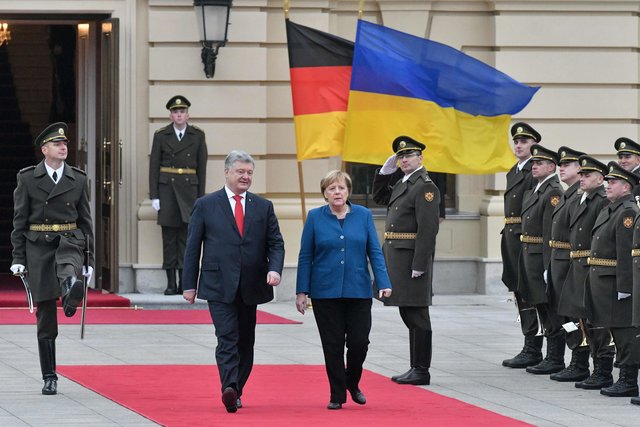 Ангела Меркель в Киеве | Фото: Фото: AFP