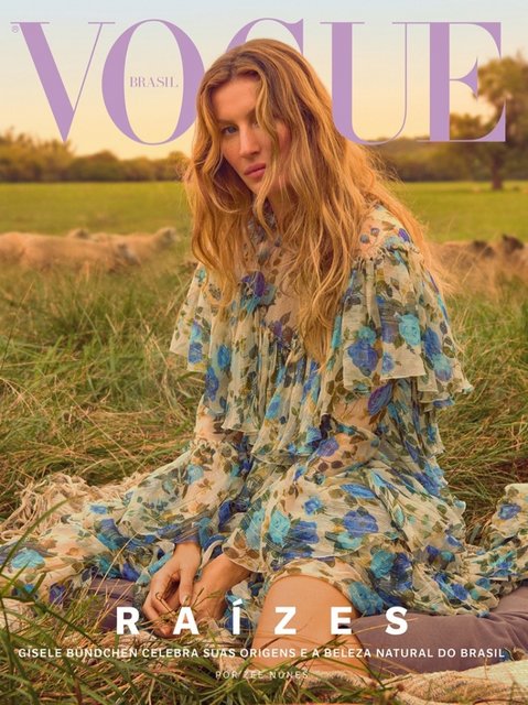 Жизель Бюндхен на обкладинці Vogue. Фото: Vogue | Фото: Фото: Vogue