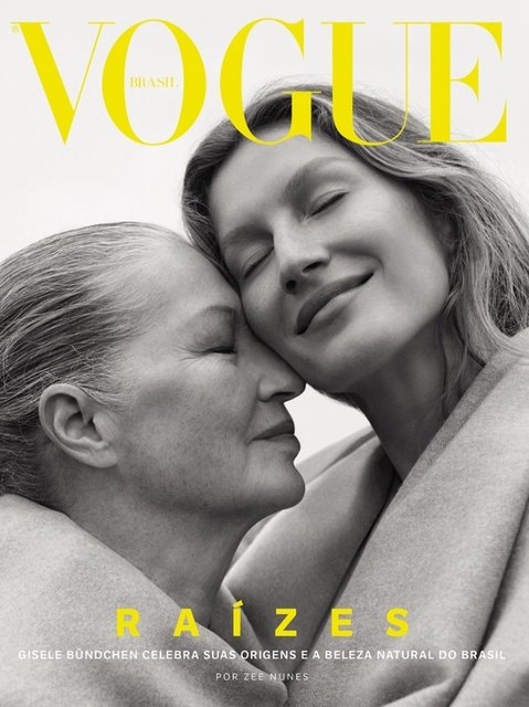 Жизель Бюндхен на обкладинці Vogue. Фото: Vogue | Фото: Фото: Vogue