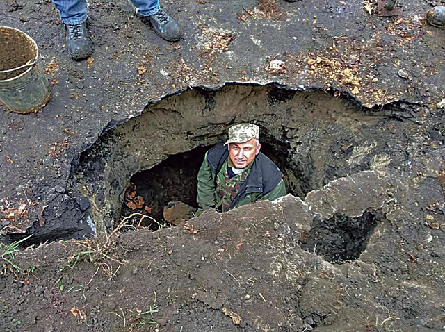 Тунель. Йде під землю на глибину до п'яти метрів Фото: Зміївський краєзнавчий музей