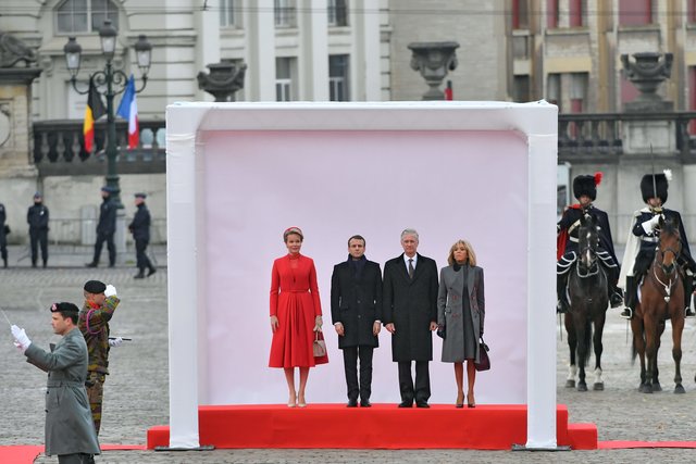Брижит Макрон и королева Матильда | Фото: Фото: AFP
