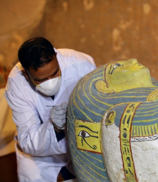 Археологи знайшли ще один саркофаг. Фото: ЕРА