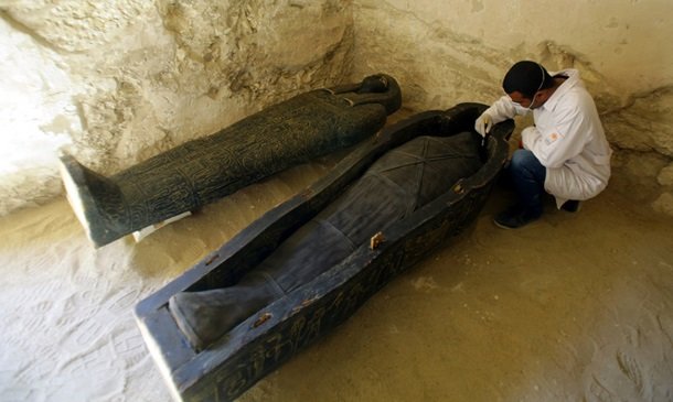 Археологи знайшли ще один саркофаг. Фото: ЕРА
