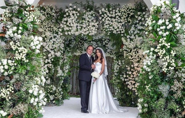 Весілля Квентіна Тарантіно і Даніелли Пік | Фото: Фото: instagram/danahareldesign