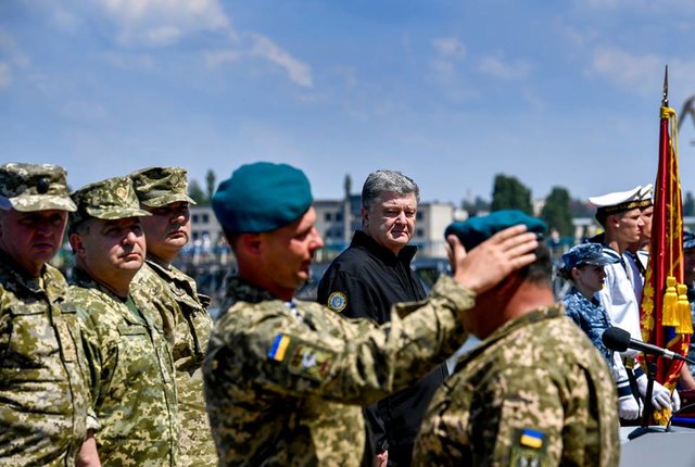 Торжества по случаю 100-летия создания морской пехоты Украины (Николаев)
