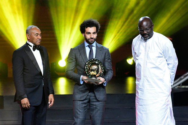 Мохамед Салах – кращий футболіст Африки 2018 року. Фото AFP