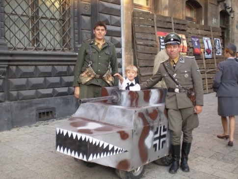 Съемки фильма "Гитлер – капут!", фото предоставлено клубом "Самоход"  