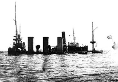 Нарвался. Крейсер Меджидие потонул у берегов Одессы в 1915 году