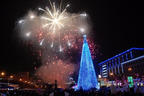 Новогодняя елка в Харькове. Фото Ю. Агеевой