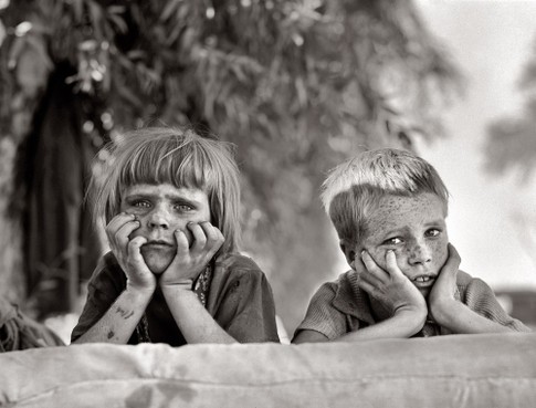 Те самые фото. Американские дети во время Великой депрессии