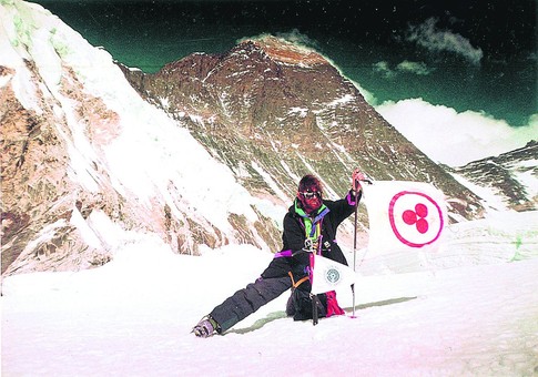 1992. У подножия Эвереста, на леднике Кхумбу. Фото с официального сайта Ф. Конюхова