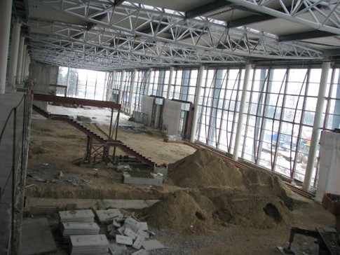 Харьковский аэропорт, новый терминал, фото Л. Полишко