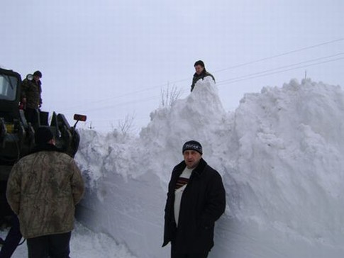 Снегопад в Бурлуке, источник фото – Объектив