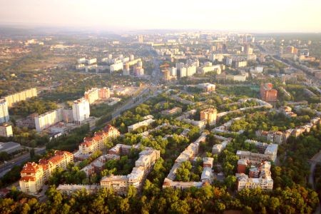 Фотограф снимает Харьков с высоты птичьего полета, фото Д. Следюк