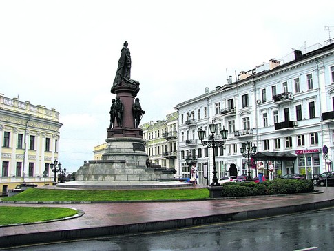 Памятник Екатерине. Повторное открытие монумента — в 2007 г.
