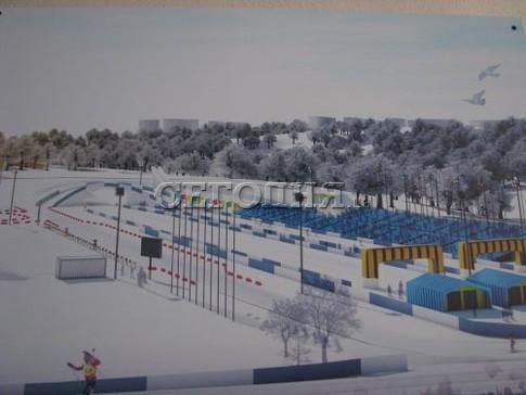Эскиз проекта Украинского восточного центра подготовки олимпийцев, фото Л. Полишко