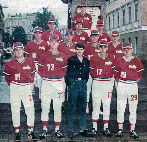 Ильичевские бейсболисты. 1986-й год. Фото областной федерации бейсбола