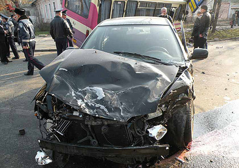 Водитель Тойоты – виновник аварии. Фото пресс-службы ГАИ