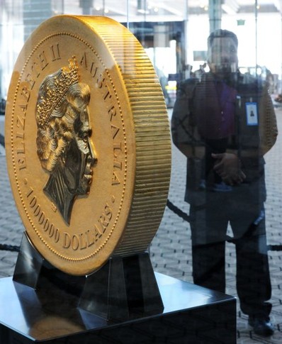 В Австралии выпустили самую большую монету в мире. Фото AFP