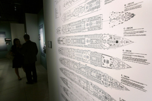 В Вашингтоне открылась выставка, посвященная 100-летию гибели "Титаника". Фото AFP
