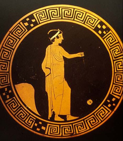 Древнегреческое изображение йо-йо
