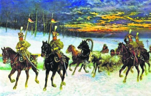 Польские уланы наполеоновской гвардии. Они сопровождали императора везде — первыми перешли Неман в 1812 году и сопровождали императора во время бегства из России