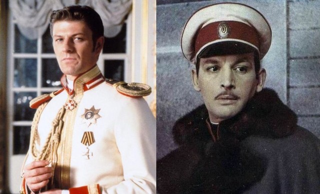 Два главных Вронских: Шон Бин снимался в роли Вронского, в 1997 году, а Василий Лановой — в 1967.