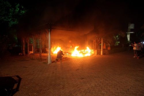 Нападение на консульство США в Бенгази. Фото AFP